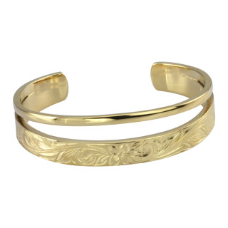 Pozlátený bangle náramok GBSG130GD