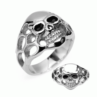 Oceľový prsten Spikes 7685