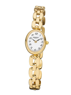 Dámske náramkové hodinky zlaté Regent F-1406