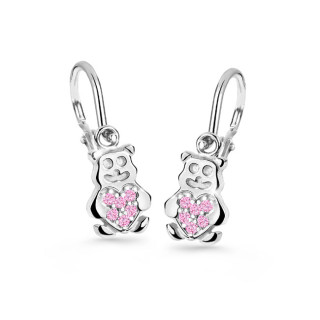 Detské zlate naušnice Cutie Jewellery C2751B Medvedík