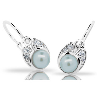 Detské náušnice Cutie Jewellery C2254AG Light Grey