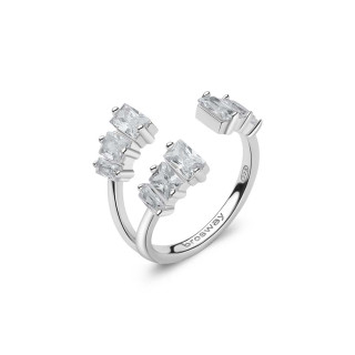 Prsteň s kamienkami Brosway Fancy Infinite White FIW20