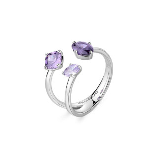 Prsteň so zirkónmi Brosway Fancy Magic Purple FMP16