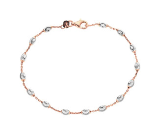 Pozlátený strieborný náramok 306966