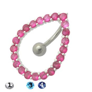 Piercing do pupku SEPBPBM399