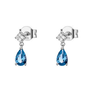Elegantné strieborné náušnice Brosway Fancy Fredom Blue FFB113