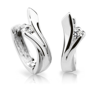 Náušnice z bieleho zlata Cutie Jewellery Z6434B