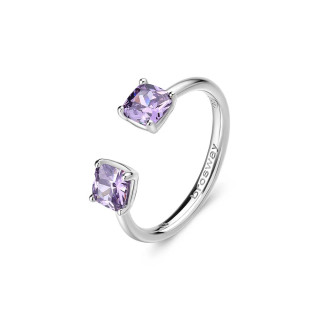 Strieborný prsteň Brosway Fancy Magic Purple FMP14
