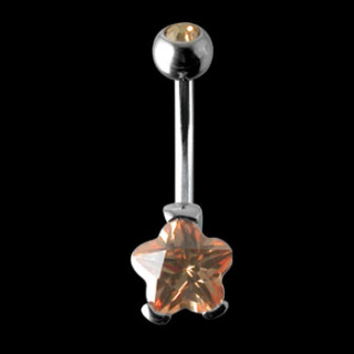 Ocelový piercing do brucha SEDFSC8-CHM