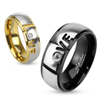 Prsteň Spikes 2957 - Love