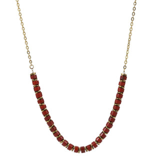 Pozlátený náhrdelník z chirurgickej ocele NSS1014R