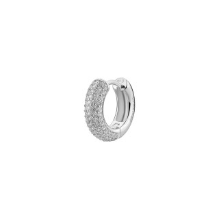 Strieborná náušnica so zirkónmi Brosway Fancy Infinite White FIW126