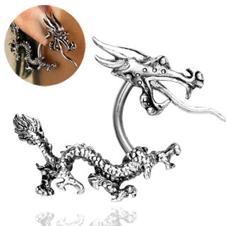 Piercing do ucha 1334-Dragon