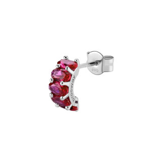 Náušnice so zirkónmi Brosway Fancy Passion Ruby FPR09
