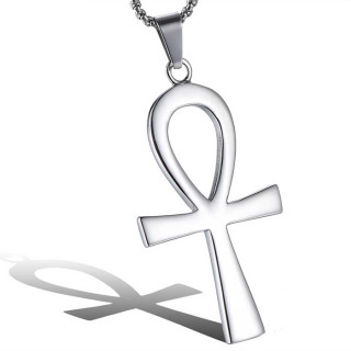 Oceľový prívesok nílsky kríž WJHC16