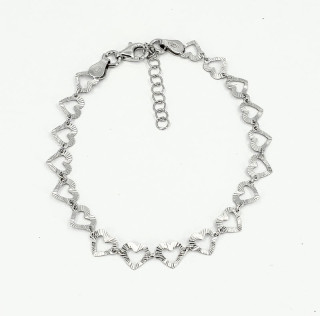 Romantický náramok srdiečka zo striebra 925 3131690002