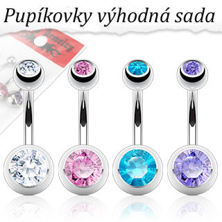 Piercing do pupku sada 014