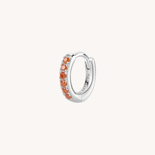 Strieborná náušnice so zirkónmi Brosway Fancy Orange FVO15- 1 Ks
