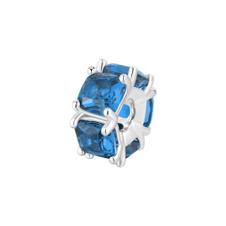 Strieborný korálik so zirkónmi Brosway Fancy Freedom Blue FFB03
