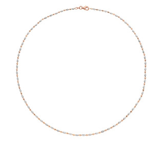 Strieborný pozlátený náhrdelník 3052730006