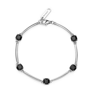 Dámsky náramok so zirkónmi Brosway Fancy Mistery Black FMB04