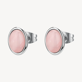 Oceľové náušnice kôstky s ruženínom Brosway ESSENTIAL BNL146