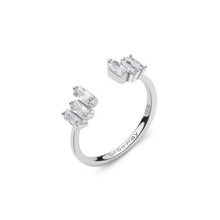 Strieborný prsteň Brosway Fancy Infinite White FIW17