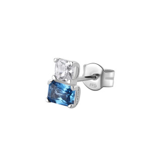 Strieborná náušnice s kamienkymi Brosway Fancy Freedom Blue FFB06