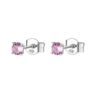 Strieborné náušnice Brosway Fancy Vibrant Pink FVP38
