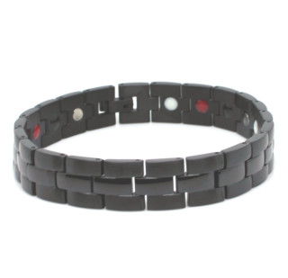 Pánsky náramok na paži s magnetmi WJHB708.1-BK