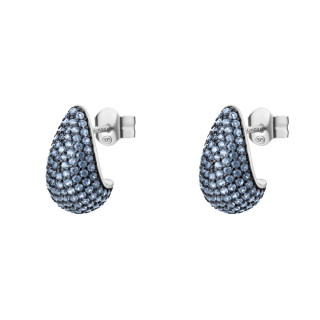 Elegantné strieborné náušnice Brosway Fancy Cloud Light Blue FCL115