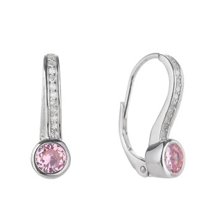 Strieborné visiace náušnice so zirkónmi 3115180001