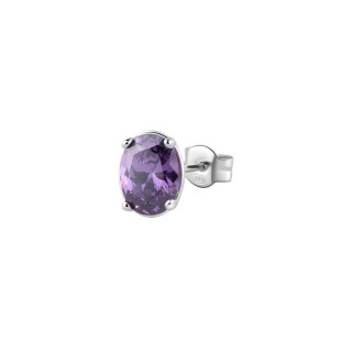 Strieborné náušnice so zirkónom Brosway Fancy Magic Purple FMP08