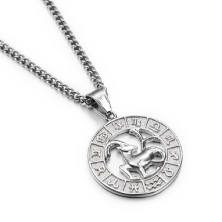 Náhrdelník z chirurgickej ocele WJHP3093-Kozorožec