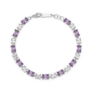 Strieborný náramok Brosway Fancy Magic Purple FMP26