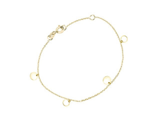 Zlatý náramok s peniazmi pre ženy a dievčatá Z0101