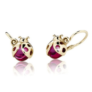 Zlaté detské naušnice Cutie Jewellery C2008Z