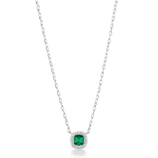 Strieborný náhrdelník so zirkónmi Brosway Fancy Life Green FLG136