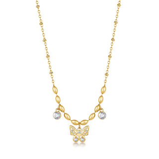 Moderný náhrdelník z chirugickej ocele Brosway CHAKRA BHKN166