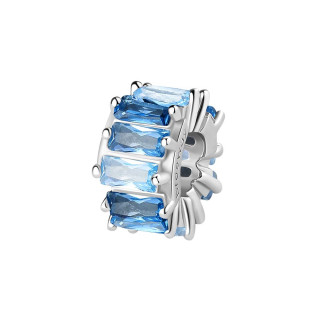 Strieborný korálik so zirkónmi Brosway FancyCloud Light Blue FCL03