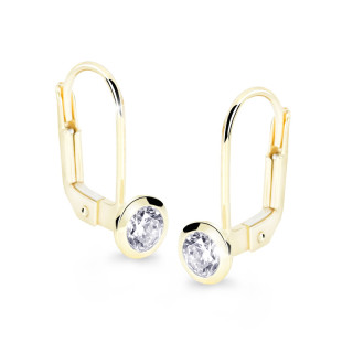 Dievčenské zlaté náušnice Cutie Jewellery Z8003Y