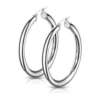 Kruhové náušnice chirurgická oceľ 3864-ST