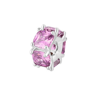 Strieborný korálik so zirkónmi Brosway Fancy Vibrant Pink FVP04