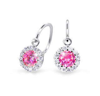 Detské zlate naušnice Cutie Jewellery C2745B-Tcf Red