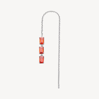 Dlhá strieborná náušnice Brosway Fancy Orange FVO14