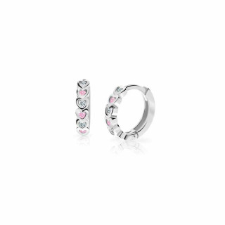 Zlaté detské náušnice Cutie Jewellery C3339B-Pink