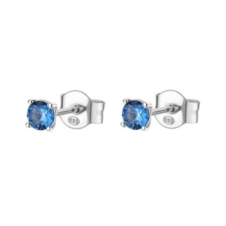 Elegantné strieborné náušnice Brosway Fancy Freedom Blue FFB38