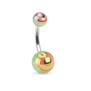 Piercing pupku 1107- Orange