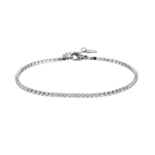 Jemný tenisový náramok so zirkónmi MBSS220-25