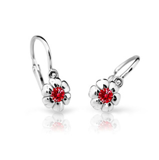 Detské náušnice Cutie Jewellery C2151B Ruby Dark